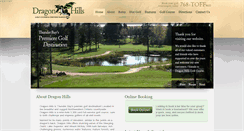 Desktop Screenshot of dragonhillsgolfcourse.com